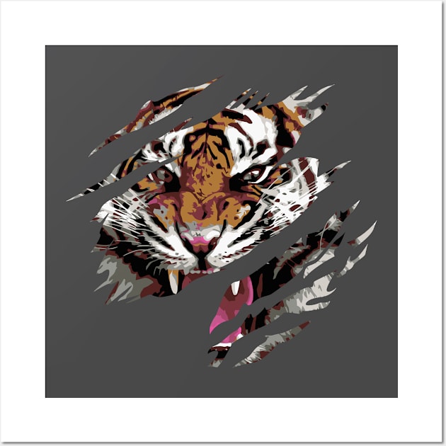 Tiger paw Wall Art by SerenityByAlex